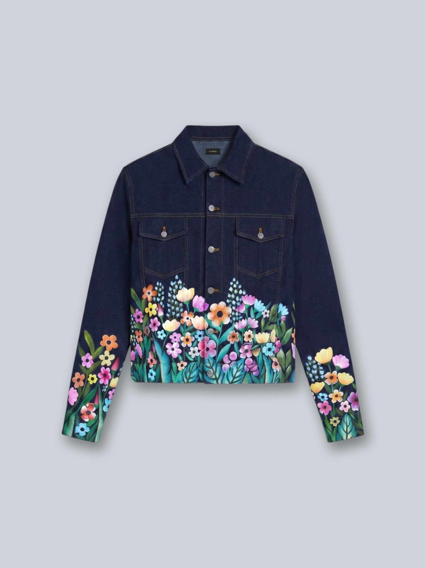 FLORAL TRUCKER JACKET