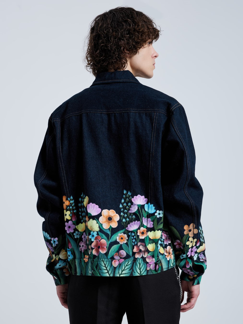FLORAL TRUCKER JACKET