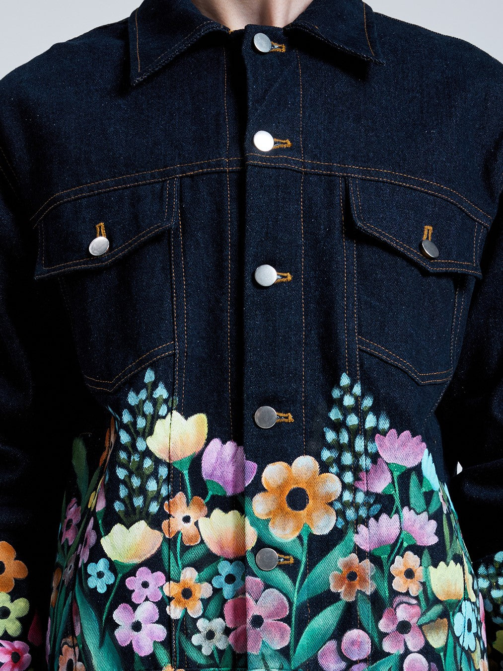 FLORAL TRUCKER JACKET
