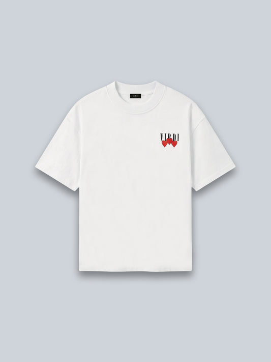 TRIPLE HEARTS TEE