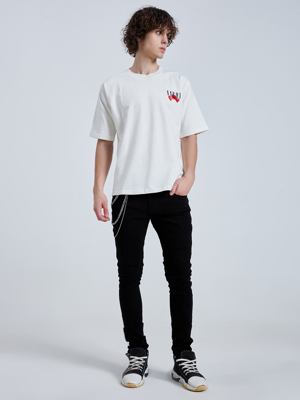 TRIPLE HEARTS TEE