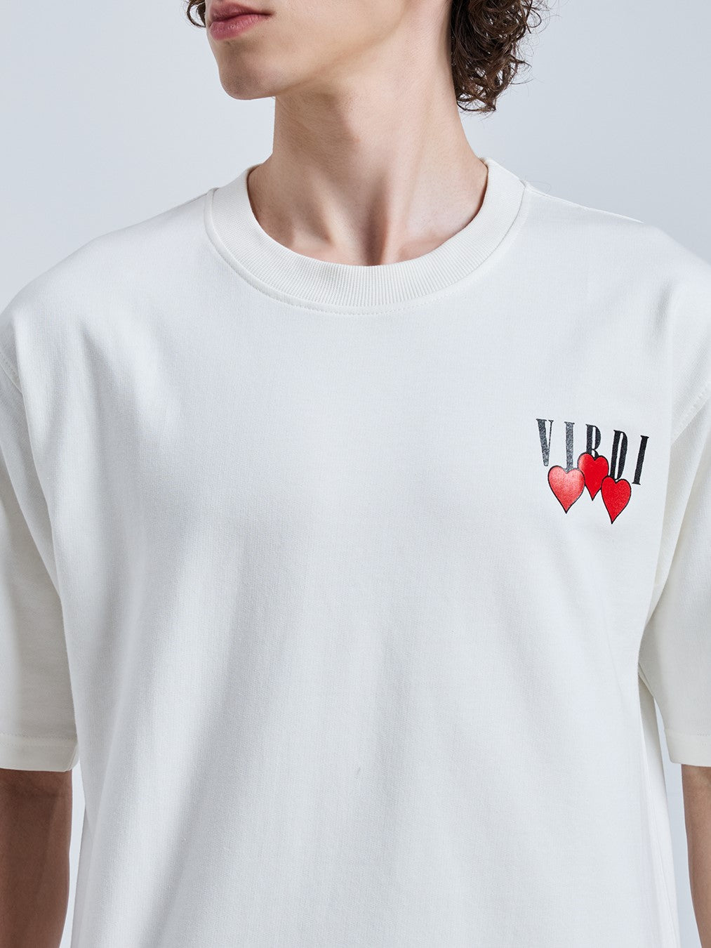 TRIPLE HEARTS TEE