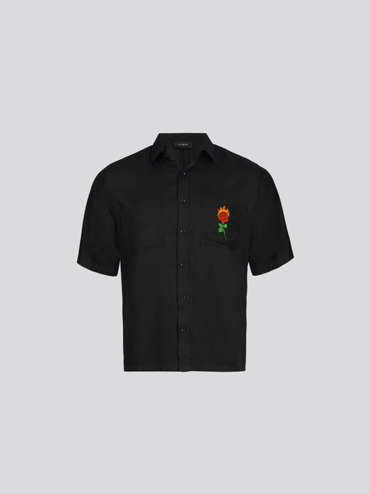 BURNING ROSE SHIRT