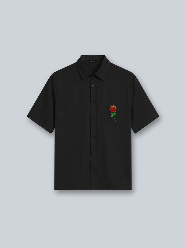 BURNING ROSE SHIRT
