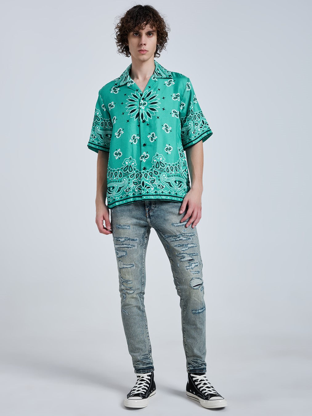 BANDANA BOWLING SHIRT