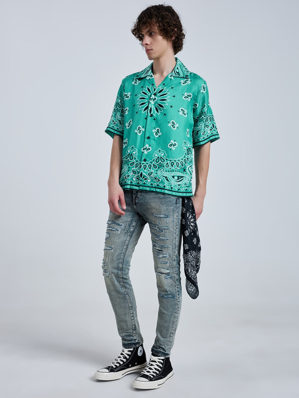 BANDANA BOWLING SHIRT