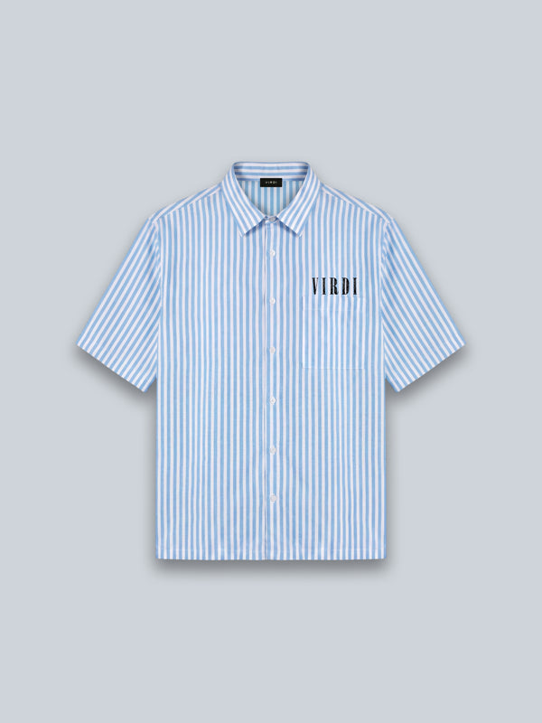 BEADS PAISLEY STRIPE SHIRT