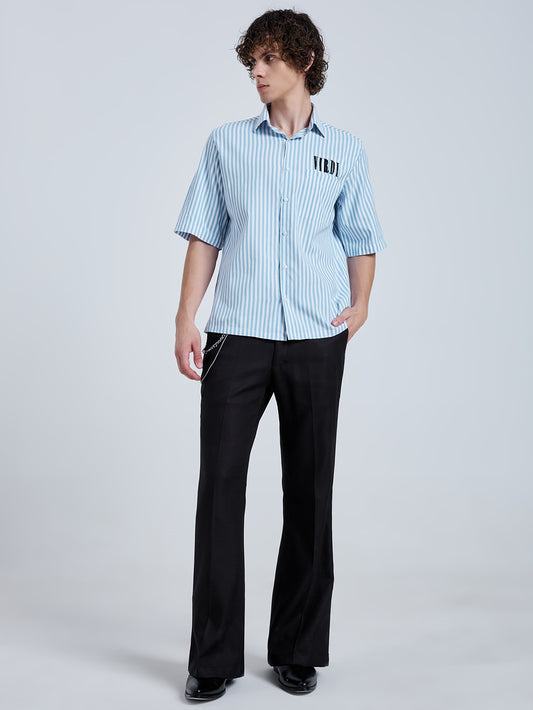 BEADS PAISLEY STRIPE SHIRT