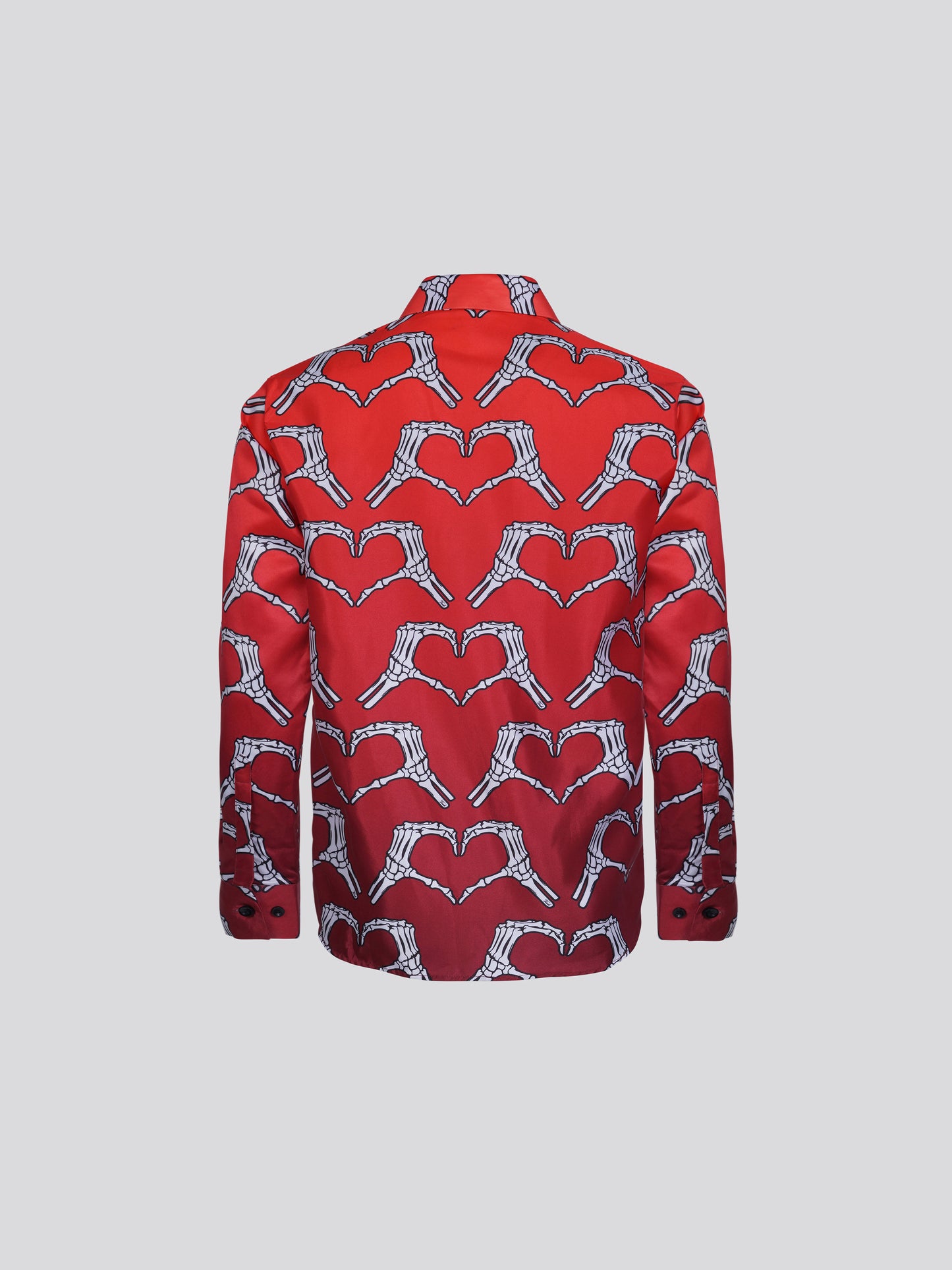 ALLOVER SKEL HEARTS SHIRT