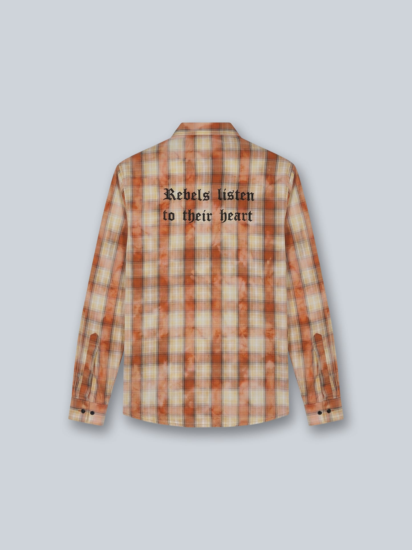 REBEL SLOGAN BLEACHED SHIRT